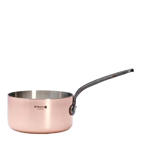 Prima Matera kasserolle 1,8L 16 cm kobber/støpejern