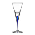 Intermezzo snapsglass 6 cl blå