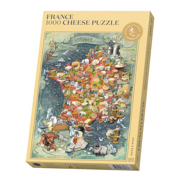 Ostpuslespill Frankrike 1000 brikker