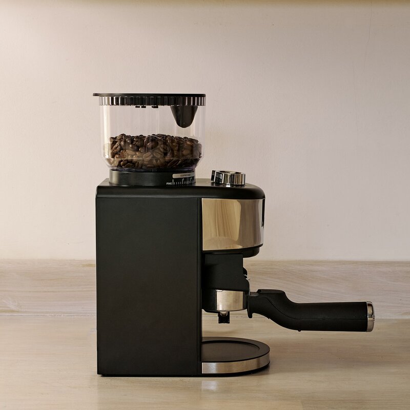 Burr kaffekvern svart