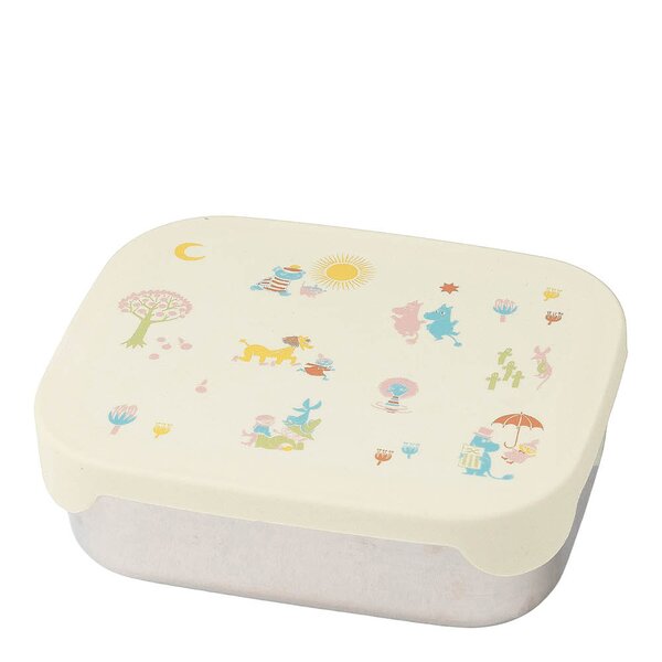 Mummi matboks metall 17,5x13,5 cm beige 80 år