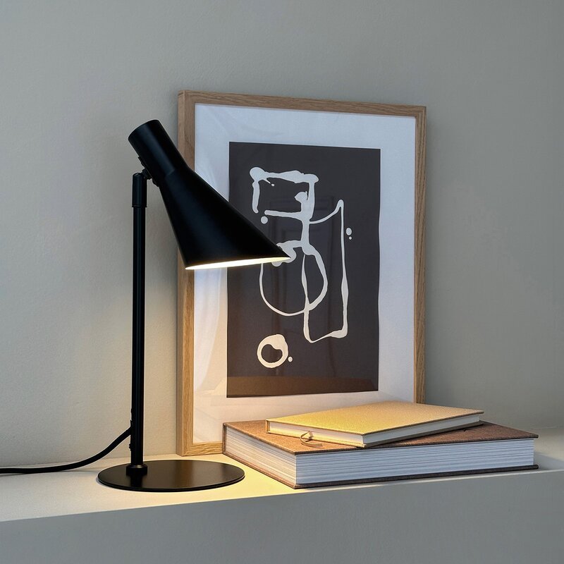 DL12 mini bordlampe 39,5 cm svart