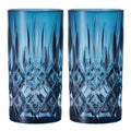 Noblesse Colour longdrinkglass 39,5 cl 2 stk vintage blue