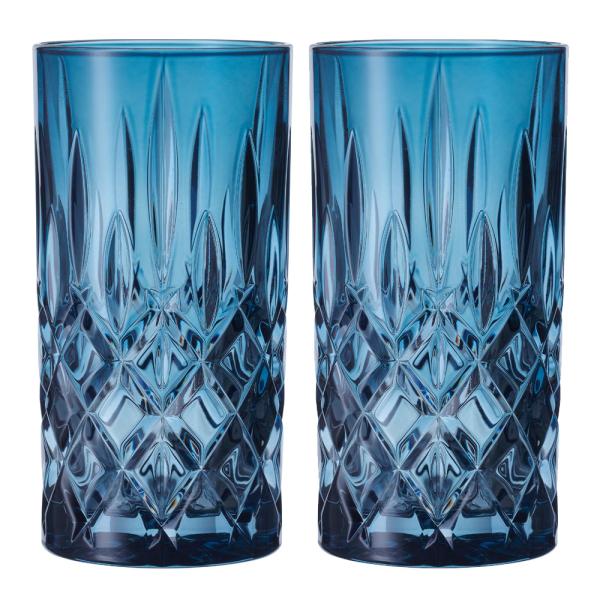 Noblesse Colour longdrinkglass 39,5 cl 2 stk vintage blue