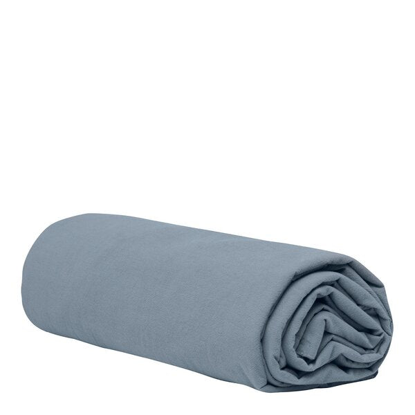 Formsydd laken 90x200 cm jeansblå