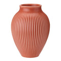 Ripple vase 27 cm korall