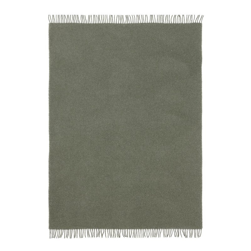 Falketind ullpledd 120x180 cm grønn