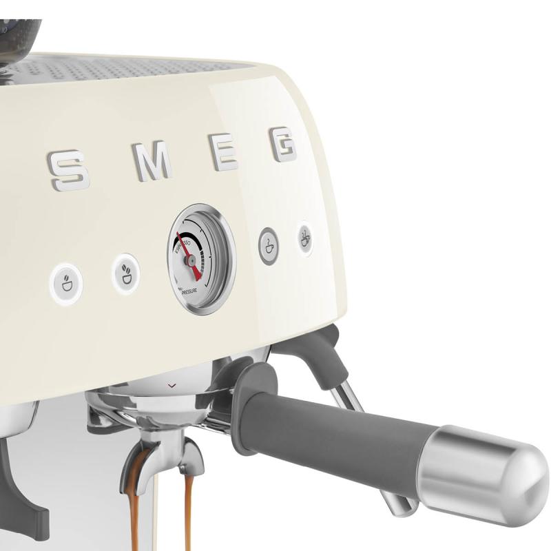 Espressomaskin EGF03 2,4L m/kaffekvern krem