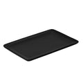RAW tallerken 23,5x15 cm titanium black