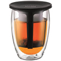Tea for one teglass m/sil 35 cl svart