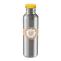 Stålflaske 750 ml gul
