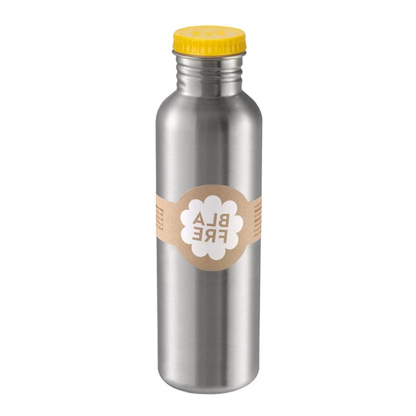 Stålflaske 750 ml gul