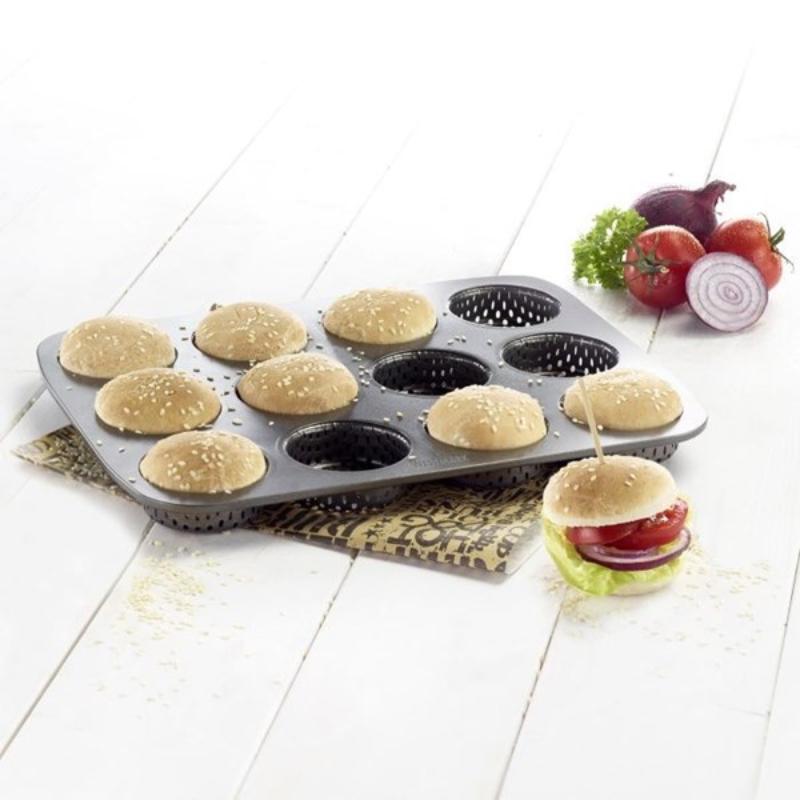 Bakeform burgerbrød 12 stk