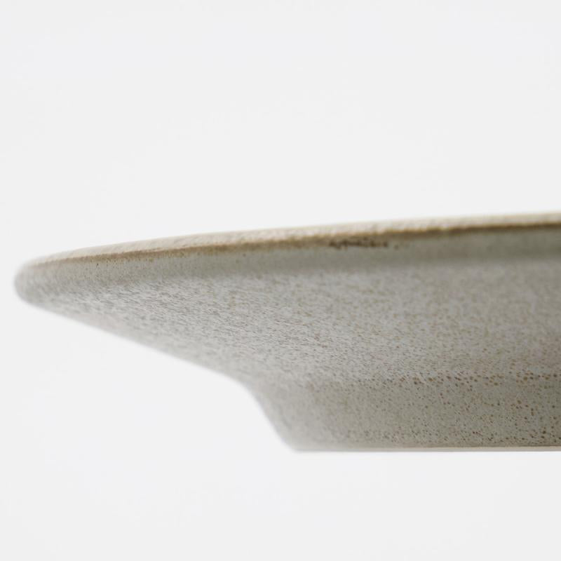 Pleat asjett 22 cm grå/brun