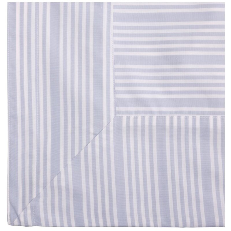 Bedding Collection putetrekk 60x63 cm 2 stk powder blue stripes