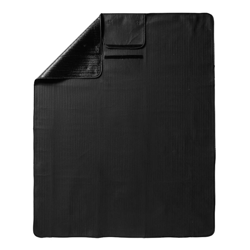 City piknikteppe 130x170 cm svart/gull
