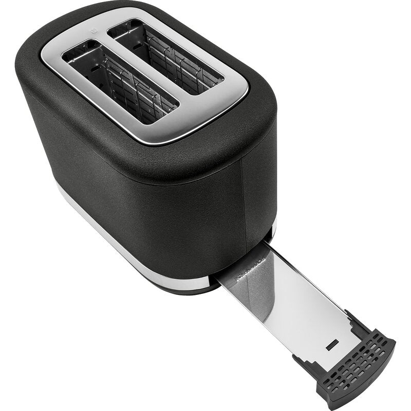 Brødrister 5KMT2109EBK 2 skiver brede spor cast iron black