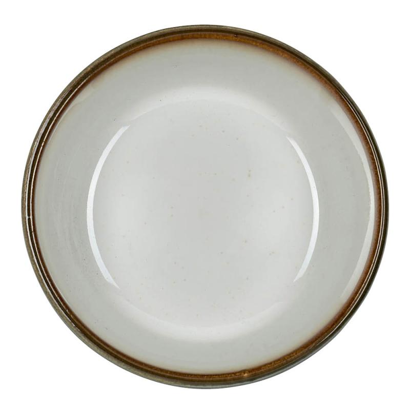Skål 14 cm grå/creme