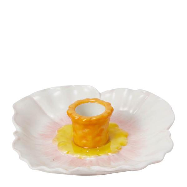 Flora lysestake 12,5 cm beige/rosa
