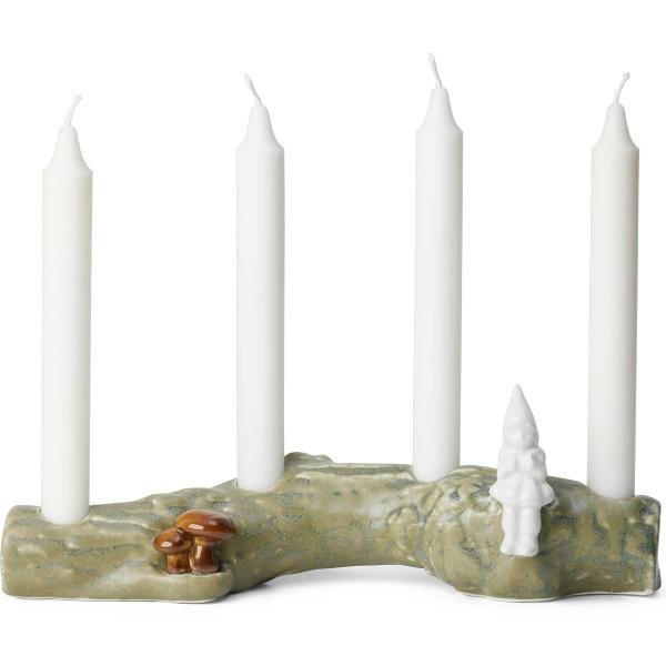Christmas Tales adventsstake H10 cm hvit