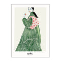 La Poire poster 50x70 cm green coat