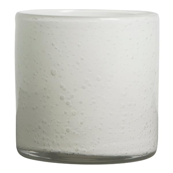 Calore vase/lyslykt 15x15 cm hvit
