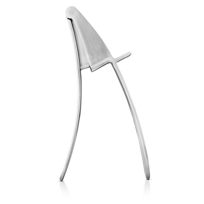 Hvitløkspresse 16 cm stål