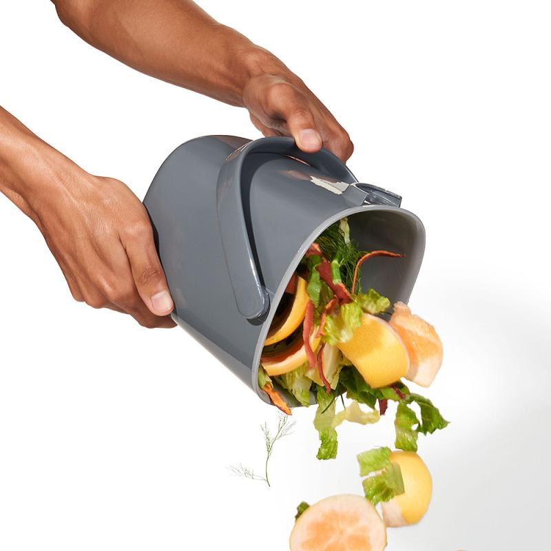 Kompostbeholder 2,8L grå