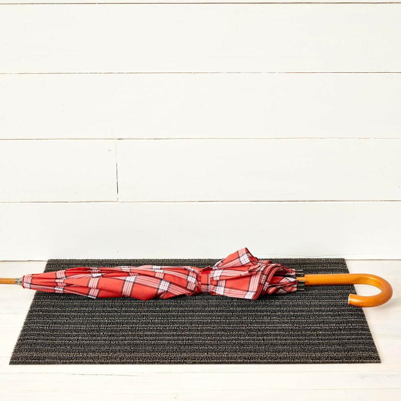 Skinny Stripe dørmatte 46x71 cm steel