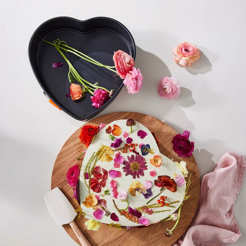 Non-stick springform hjerteform 25 cm