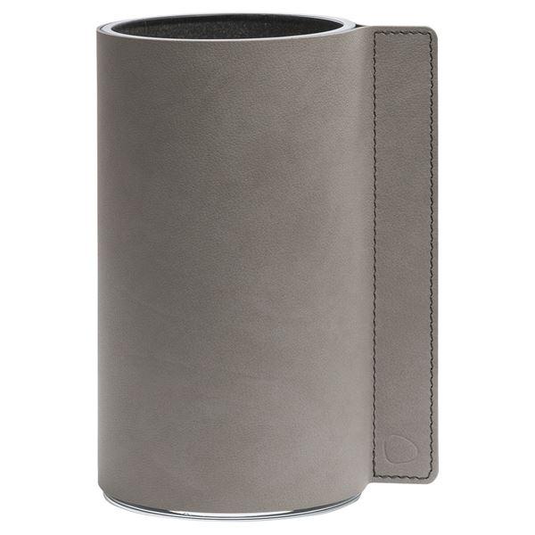 Block Nupo vase M 11x20 cm lys grå