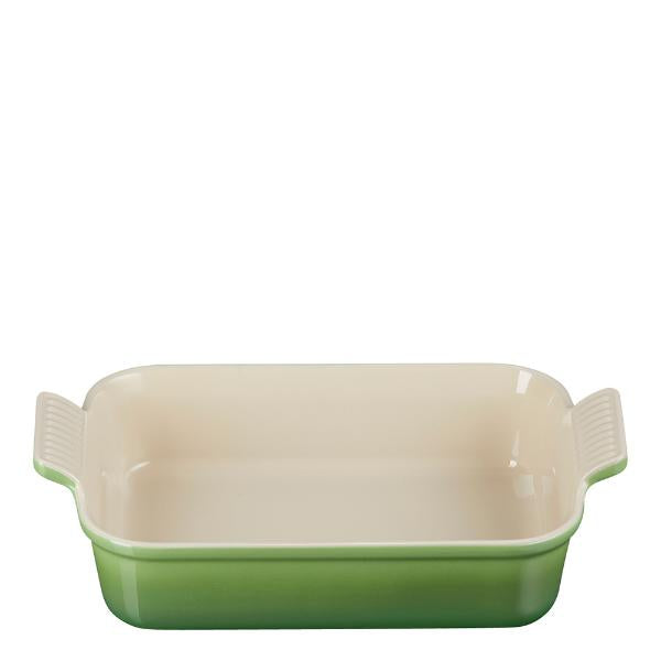 Heritage rektangulær form 26x19 cm bamboo green