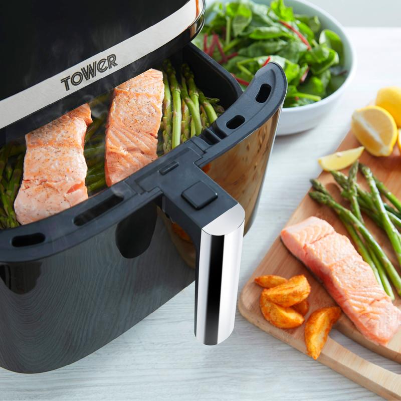 Airfryer T17101 m/damp 7L svart