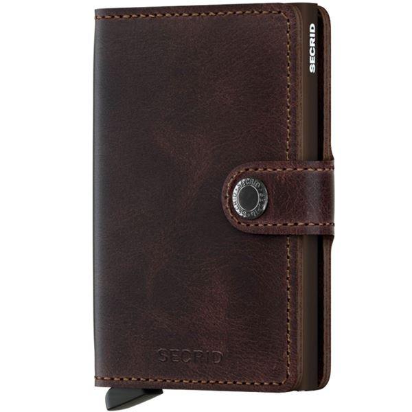 Miniwallet lommebok m/kortholder chocolate