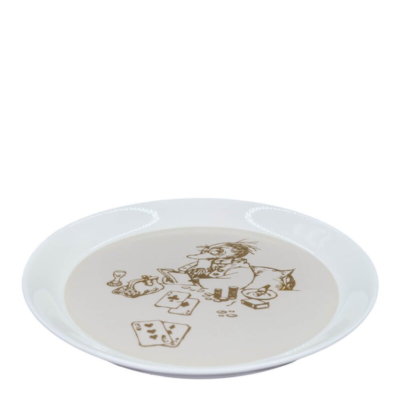 Solan asjett 20 cm Solan spiller poker beige