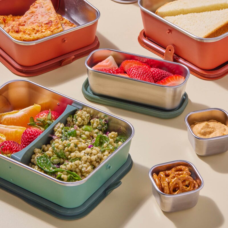 Rise snackboks 8 cl børstet stål