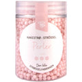 Kakestrøssel perler 4 mm 90g rosa pastell