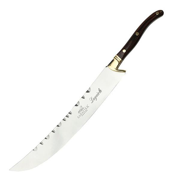 Laguiole champagnesabel 27 cm stål/tre