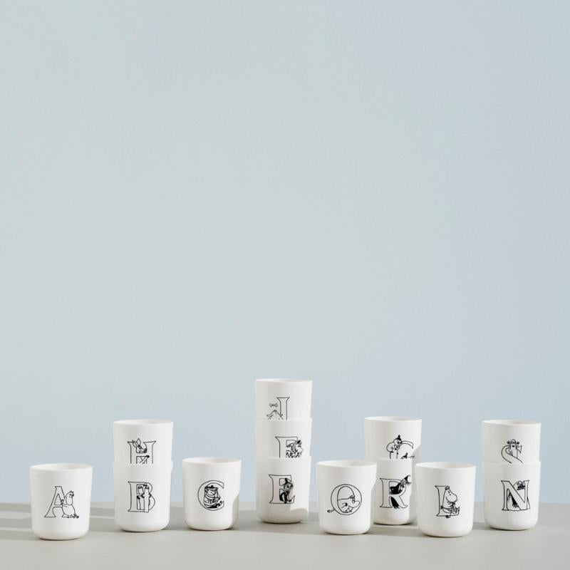 Moomin ABC krus B 20 cl hvit