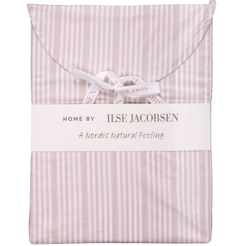 Bedding Collection dynetrekk 140x200+50x70 cm powder rose stripes