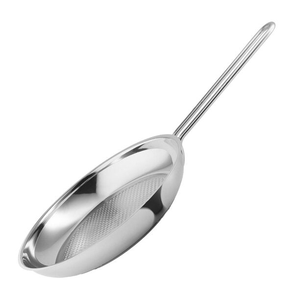Stainless Steel stekepanne 28 cm honeycomb