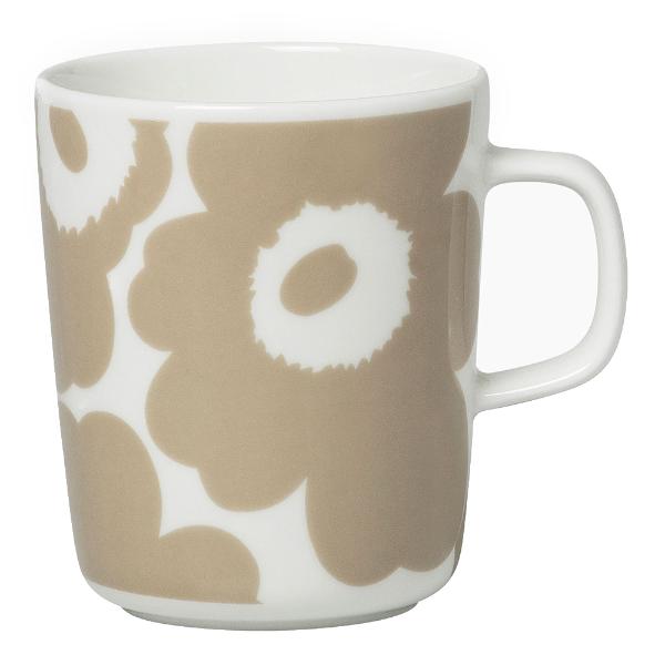 Oiva Unikko krus 25 cl beige/hvit