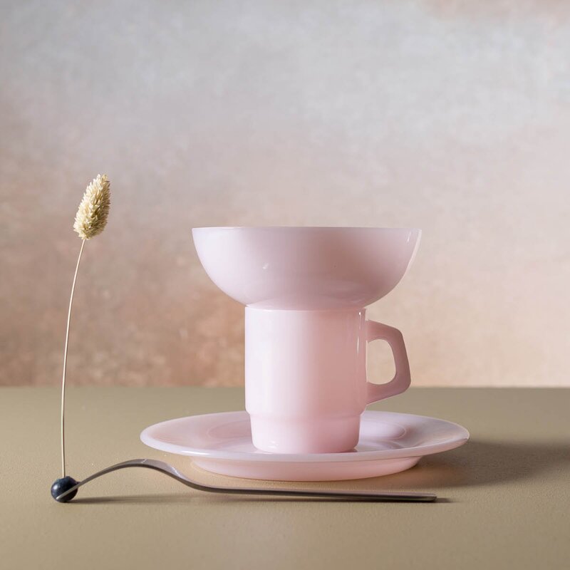 Jade skål 40 cl lys rosa