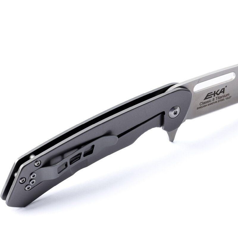 Classic 8 foldekniv 9 cm rustfritt stål/titan