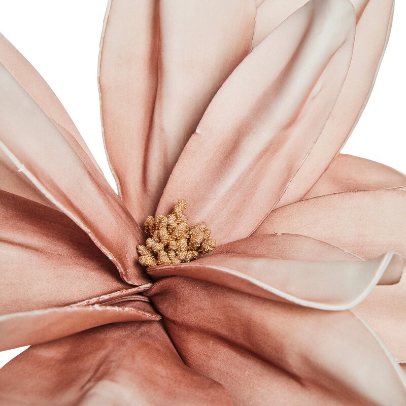 Happia stor dekorasjonsblomst 30x65 cm rosa