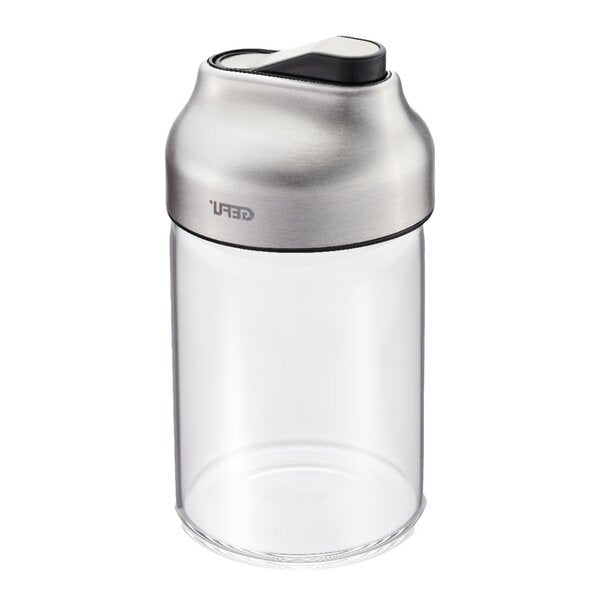 Tip sukkerstrøer 180 ml klar/stål