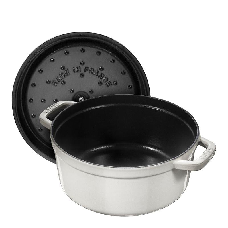 La Cocotte rund gryte 28 cm 6,7L hvit