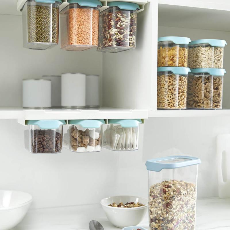 CupboardStore oppbevaringssett  klar/blå