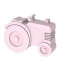 Matboks i plast traktor lys rosa