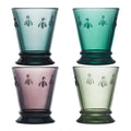 Abeille vannglass 26 cl 4 stk assorterte farger